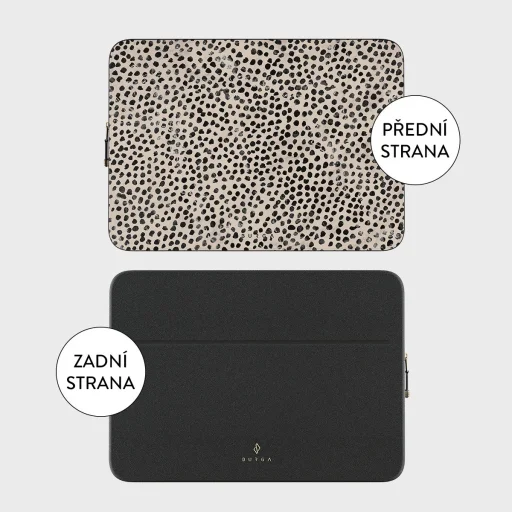 Burga puzdro na notebook vo farbe mandľové latte pre MacBook Pro 16" - 3