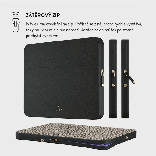 Burga puzdro na notebook vo farbe mandľové latte pre MacBook Pro 16" - 7