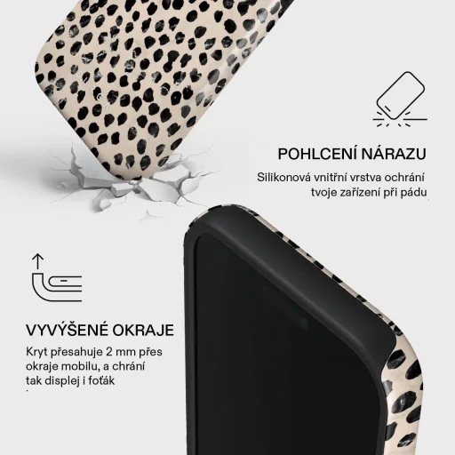 Burga Tough MagSafe puzdro, mandľové latte – iPhone 17 Pro - 4