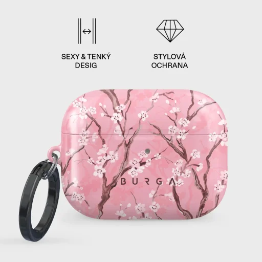 Puzdro Burga Sakura pre Airpods Pro 3 - 4