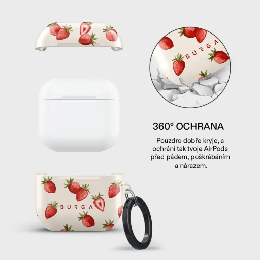 Puzdro Burga Freshly Picked pre AirPods 4/5 - 2