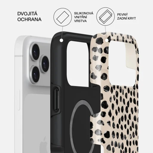 Kryt Burga Tough MagSafe vo farbe mandľové latte pre iPhone 17 Pro Max - 2