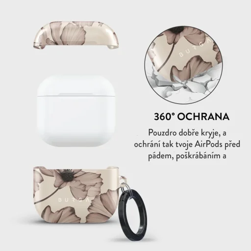 Puzdro Burga Barely Yours pre Airpods 4/5 - 2