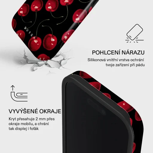Burga Tough MagSafe puzdro Cherrybomb pre iPhone 17 - 4