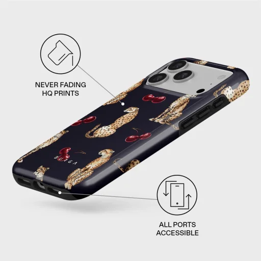 Puzdro Burga Tough MagSafe so vzorom Cougar pre iPhone 17 Pro Max - 3