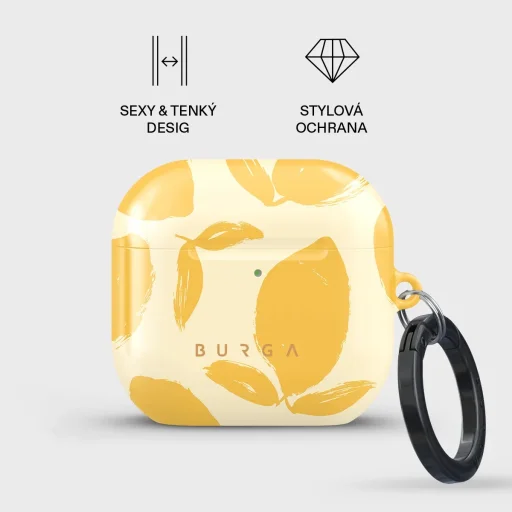 Burga puzdro na AirPods 4/5, citrónová torta - 4