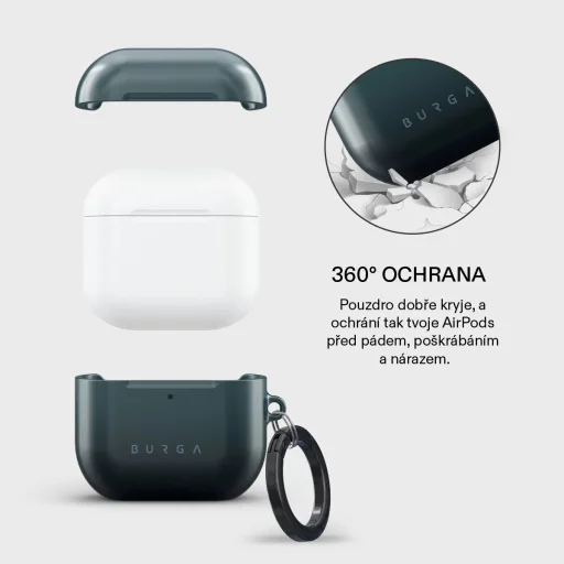 Burga AirPods tok Black Hole – AirPods 4/5 - 2