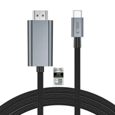TECH-PROTECT Ultraboost  kábel USB-C - HDMI 2.1 8K 60HZ 200cm vasszürke