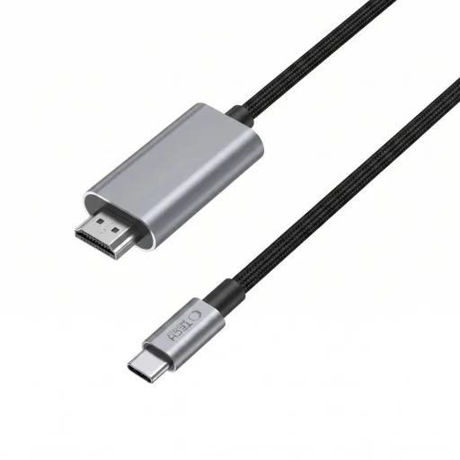 TECH-PROTECT Ultraboost  kábel USB-C - HDMI 2.1 8K 60HZ 200cm vasszürke - 2