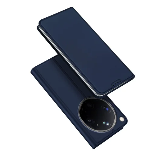 DUX DUCIS Skin Pro peňaženkové puzdro pre OPPO FIND X9 Ultra, modré - 1