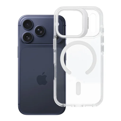 Lens Mag Cover MagSafe-kompatibilný kryt pre iPhone 17 Pro / 18 Pro, biely - 9