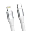 3mk Hyper Cable N-SERIES USB-C–Lightning kábel 3 m, PD 3.0, 27 W, fehér thumbnail