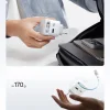Cuktech AD653W 67 W GaN hálózati töltő 2× USB-C-vel, USB-A-val és kihúzható USB-C kábellel – fehér thumbnail