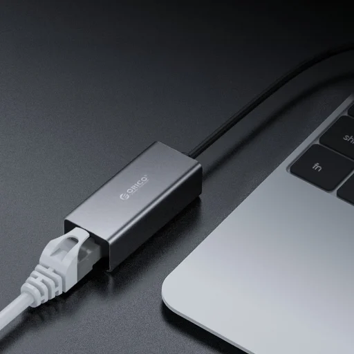 Orico XC-R45-V1 gigabitový sieťový adaptér USB-C – RJ45, čierny - 9