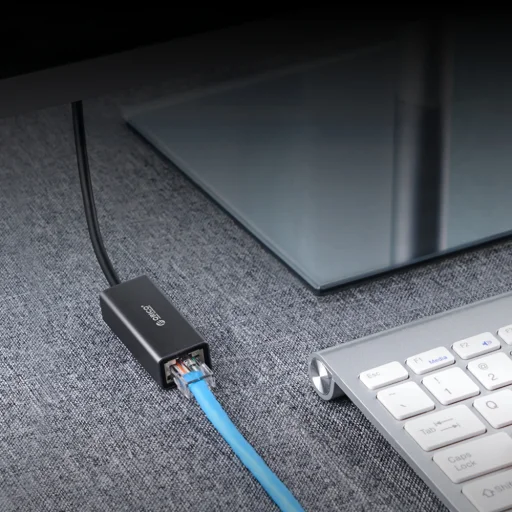 Orico XC-R45-V1 gigabitový sieťový adaptér USB-C – RJ45, čierny - 10