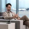 Cuktech AD1404UEU 140 W-os GaN hálózati töltő 3 db USB-C és USB-A porttal, USB-C kábellel, szürke thumbnail