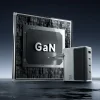 Cuktech AD1404UEU 140W GaN sieťová nabíjačka s 3 portmi USB-C a USB-A, USB-C káblom, sivá thumbnail