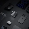 Cuktech AD1404UEU 140 W-os GaN hálózati töltő 3 db USB-C és USB-A porttal, USB-C kábellel, szürke thumbnail