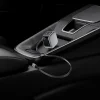 Cuktech CC903P 100 W-os autós töltő kijelzővel és 70 cm-es behúzható USB-C kábellel, szürke thumbnail