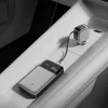 Cuktech CC903P 100 W-os autós töltő kijelzővel és 70 cm-es behúzható USB-C kábellel, szürke thumbnail