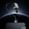 Cuktech CC903P 100 W-os autós töltő kijelzővel és 70 cm-es behúzható USB-C kábellel, szürke thumbnail