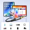 Orico AXW 3,5 mm audio kábel jack – jack, 90°, 5 m, čierny thumbnail