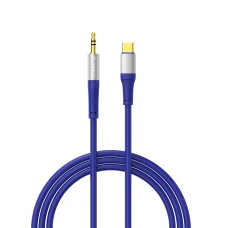 Orico AXC-02 USB-C – 3,5 mm jack audio adaptér kábel, 20 cm, modro-strieborný