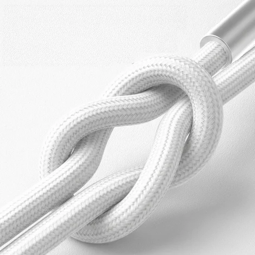 3mk Hyper Cable N-SERIES kábel USB-C – Lightning, 50cm, PD 3.0, 9V/3A, 27W, biely - 3