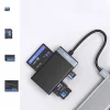 Orico CL4D-A3 USB-A 3.0 čítačka pamäťových kariet čierno-strieborná thumbnail