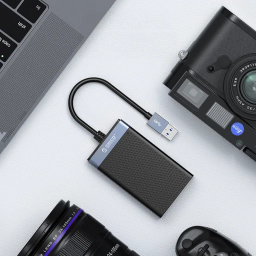 Orico CL4D-A3 USB-A 3.0 čítačka pamäťových kariet čierno-strieborná - 11
