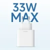 Cuktech A19 30W USB-A + USB-C hálózati töltő - fehér thumbnail