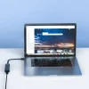 Orico UTK-U3 USB-A 3.0–RJ45 gigabites hálózati adapter, fekete thumbnail