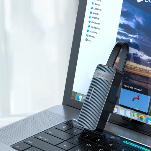 Orico UTK-U3 USB-A 3.0–RJ45 gigabitový sieťový adaptér, čierny - 8