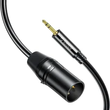 Orico AXKF 3,5 mm mini jack – XLR samica audiokábel, 5 m, čierny