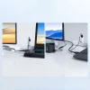Orico XD-VATH VGA–HDMI kábel 3,5 mm-es mini jack és USB tápellátással, 5 m, fekete thumbnail