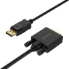 Orico XD-DTD DisplayPort–DVI 4K kábel 1 m, fekete thumbnail