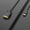 Orico XD-DTD DisplayPort–DVI 4K kábel 1 m, fekete thumbnail