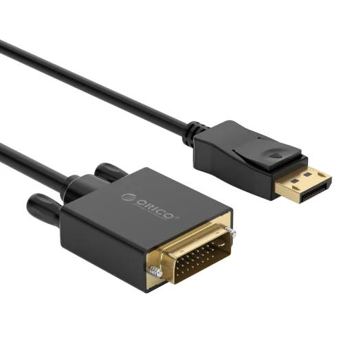 Orico XD-DTD kábel DisplayPort – DVI 4K 1 m, čierny - 3