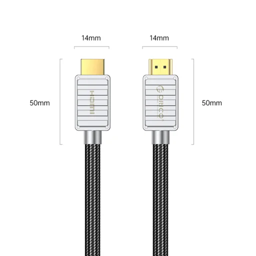 Orico H8CY HDMI 2.1 8K 60 Hz HDMI kábel, 3 m, čierny - 2