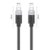 Orico CC240 USB-C–USB-C PD kábel 240 W 480 Mb/s 1,5 m fekete thumbnail