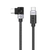 Orico CW240 USB-C–USB-C PD 240 W-os, 1 m-es derékszögű kábel, fekete thumbnail