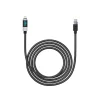 Orico LDC2L USB-C–Lightning PD 29 W-os kábel LED kijelzővel, 480 Mb/s, 2 m, fekete thumbnail