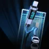 Orico LDA2L USB-A–Lightning kábel LED-kijelzővel, 12 W, 0,5 m, fekete-ezüst thumbnail