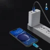 Orico LDA2L USB-A–Lightning kábel LED-kijelzővel, 12 W, 0,5 m, fekete-ezüst thumbnail