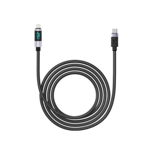 Orico LDC2L kábel USB-C – Lightning PD 29 W s LED displejom, 480 Mb/s, 2 m, čierny - 3