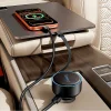 Orico FC-60-2C 60W autonabíjačka so samonavíjacím káblom USB-C, 65 cm, čierna thumbnail