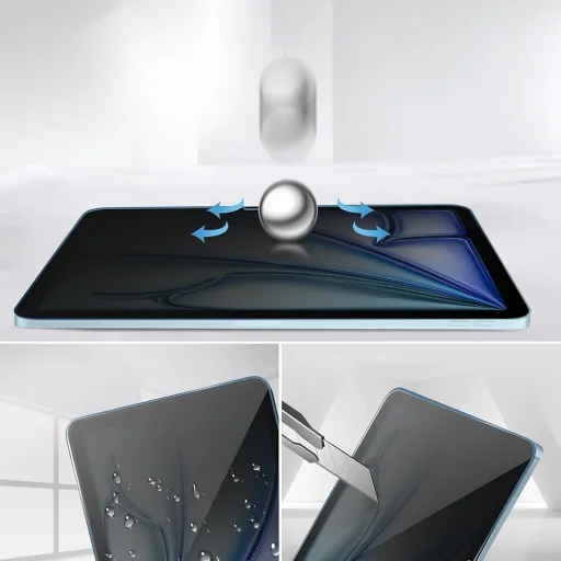 Samsung Galaxy Tab A9 Plus / A11 Plus Techsuit ArmorGlass CrystalHD privátne tvrdené ochranné sklo, 2 ks - 4