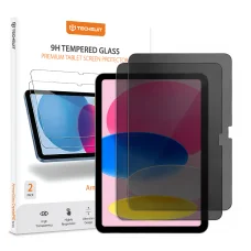 Apple iPad 10 (2022) 10.9 / 11 (2025) Techsuit ArmorGlass CrystalHD betekintésvédő üvegfólia, 2 db üvegfólia