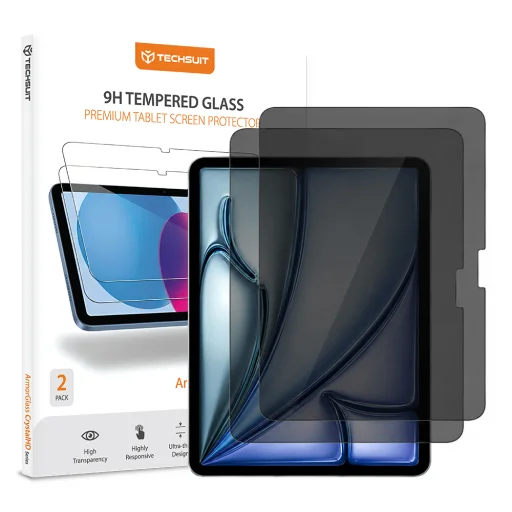 Apple iPad Air 11 (2024/2025/2026) Techsuit ArmorGlass CrystalHD privátne ochranné sklo, 2 ks ochranného skla - 1