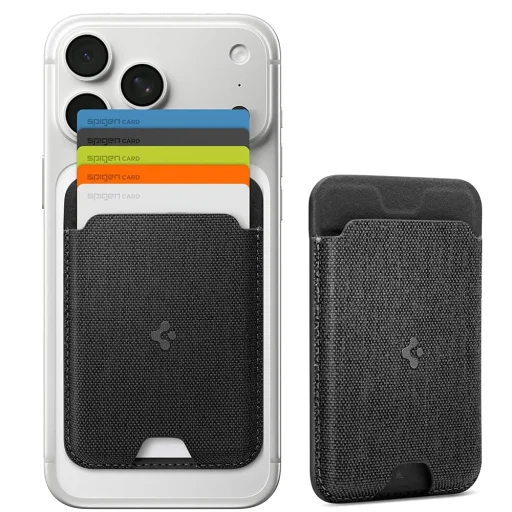Spigen MagFit Urban Fit AFA11335 mágneses kártyatartó, fekete - 1